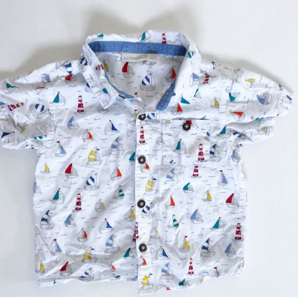 Sailing Sailboat Lighthouse Button down Shirt